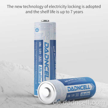 1,5 V zuverlässige Triple A Alkaline Zn-Mn Batterie für den Haushalt